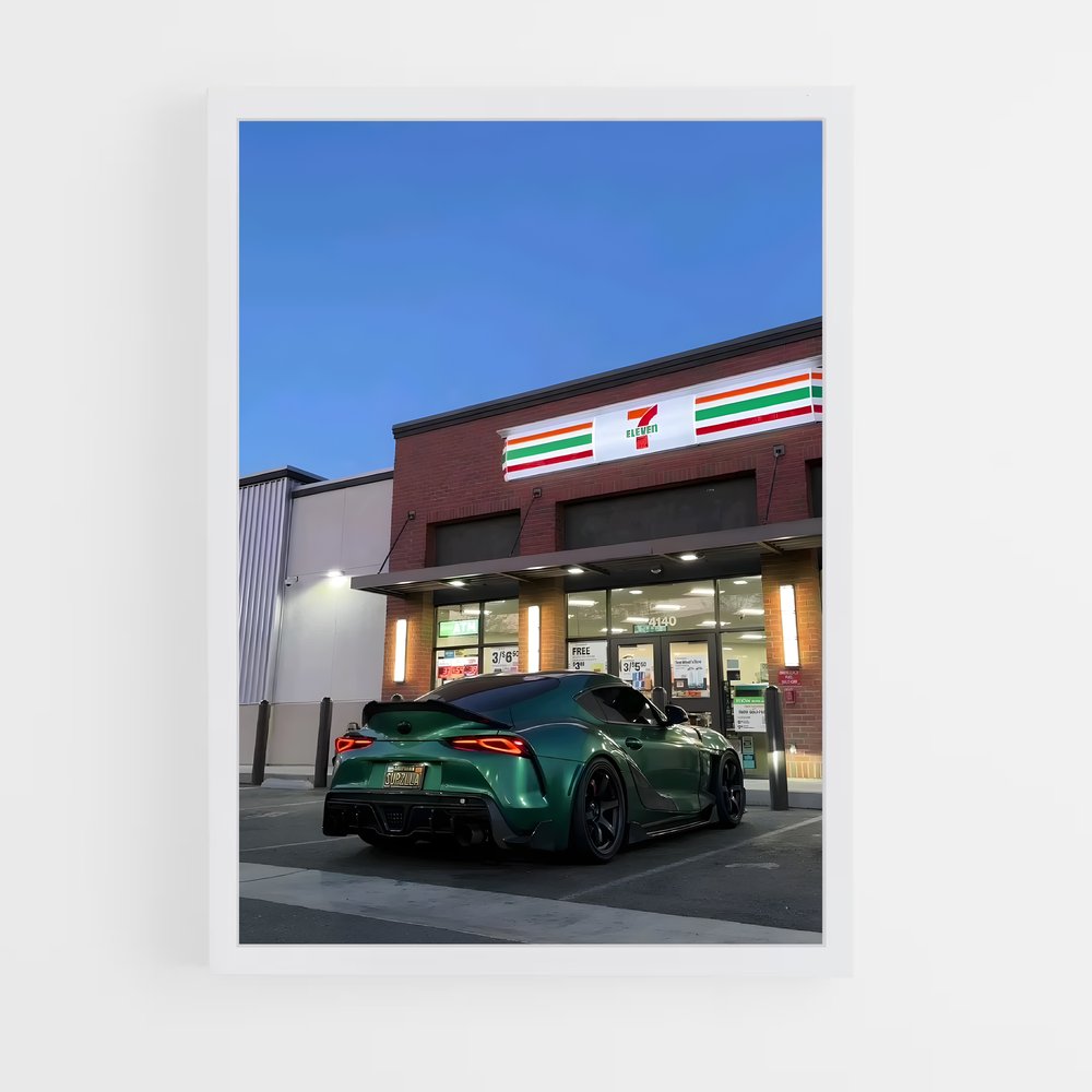 Poster impressionnant Gr supra – affiche Toyota (vue 3)